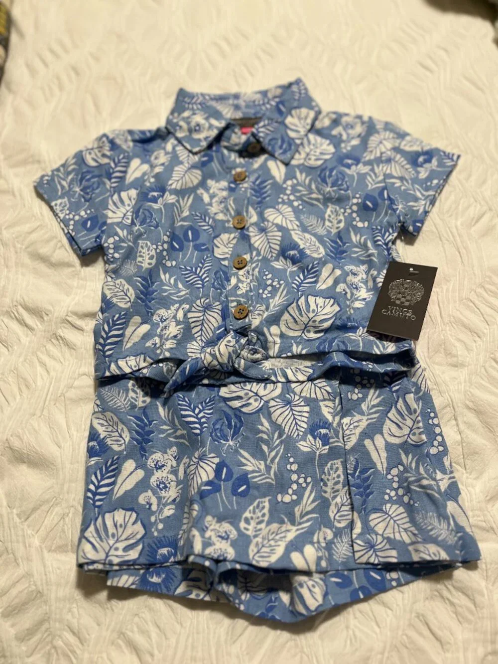 Vince Camuto Girls Floral Shorts Set‎ Size 4T (NWT)